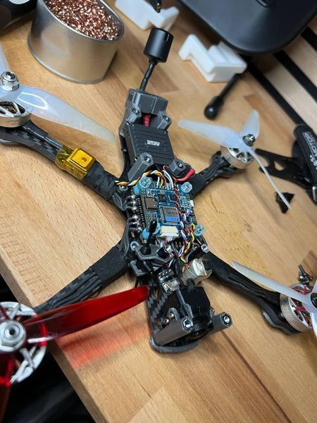 Комплект кріплень для DJI O4 на раму APEX FPV23 фото