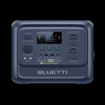 Зарядна станція Bluetti Elite 100V2 Bio Base, 1800 Вт, 1024 Вт*год (електростанція для дому, UPS, ДБЖ) EU EL100V2 BB фото