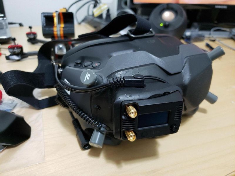 Кріплення антени TBS Fusion на DJI goggles v1 FPV47 фото
