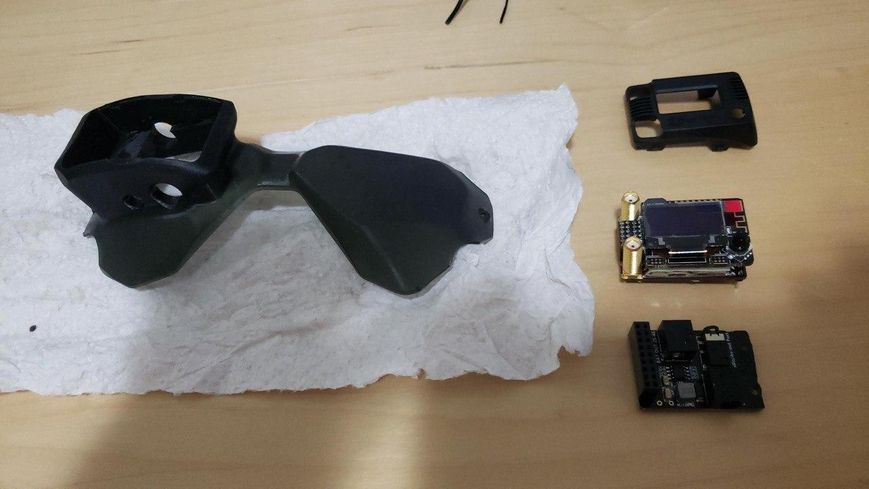 Кріплення антени TBS Fusion на DJI goggles v1 FPV47 фото